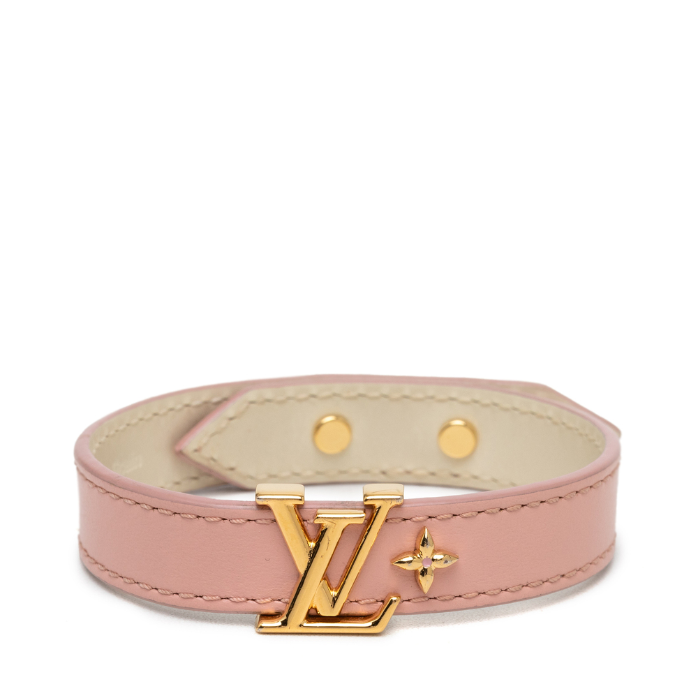 Pre-Loved Louis Vuitton Leather LV Iconic Bracelet
